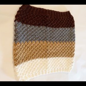 MIXIT Color Block Knitted Infinity Scarf